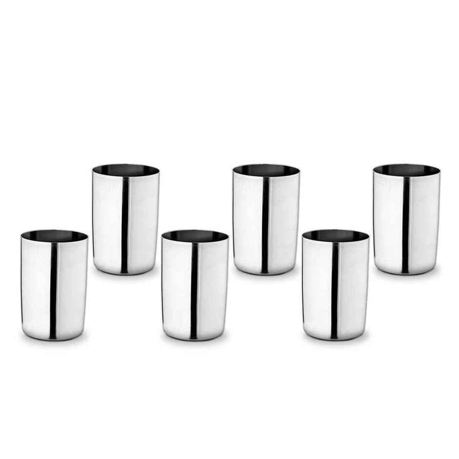 Wonderchef Venice Stainless Steel Glass Set Of 6