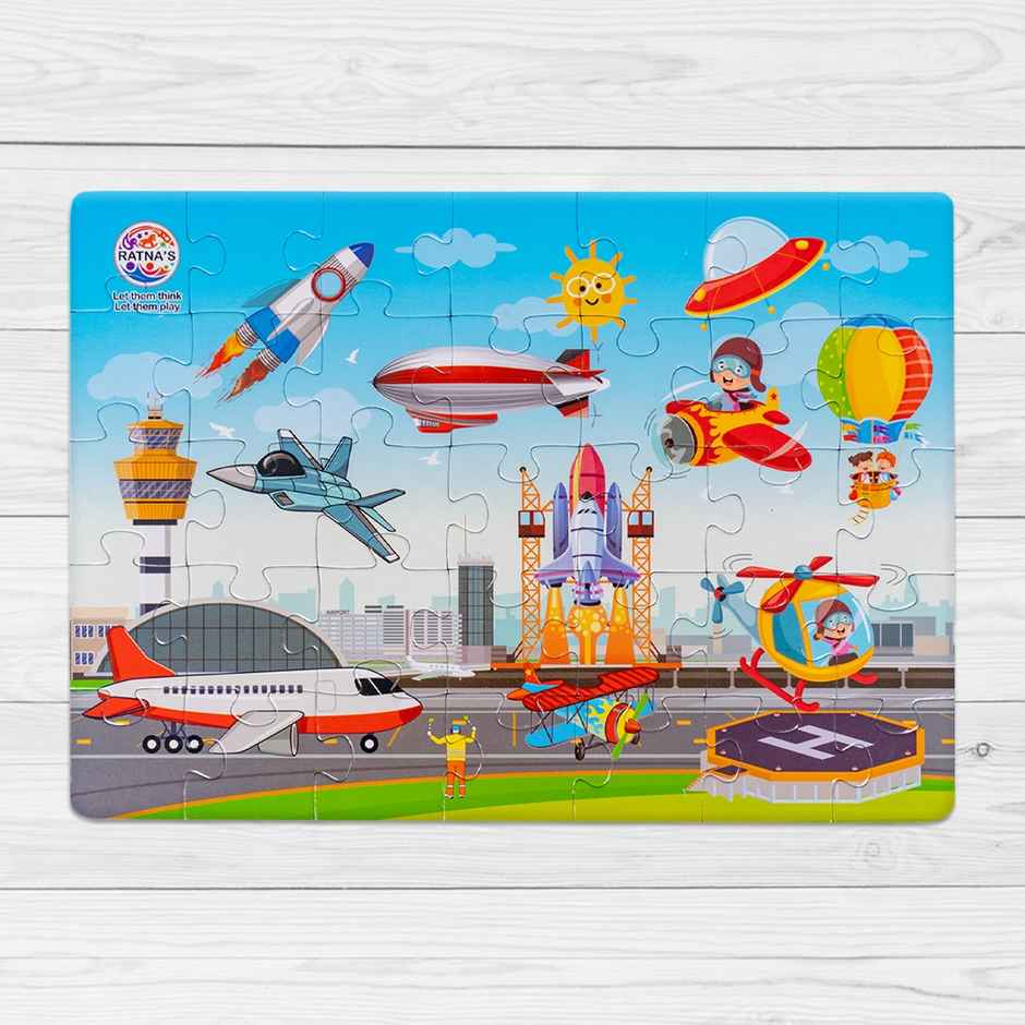 Ratna's 4In1 Transport Vehicles Puzzle