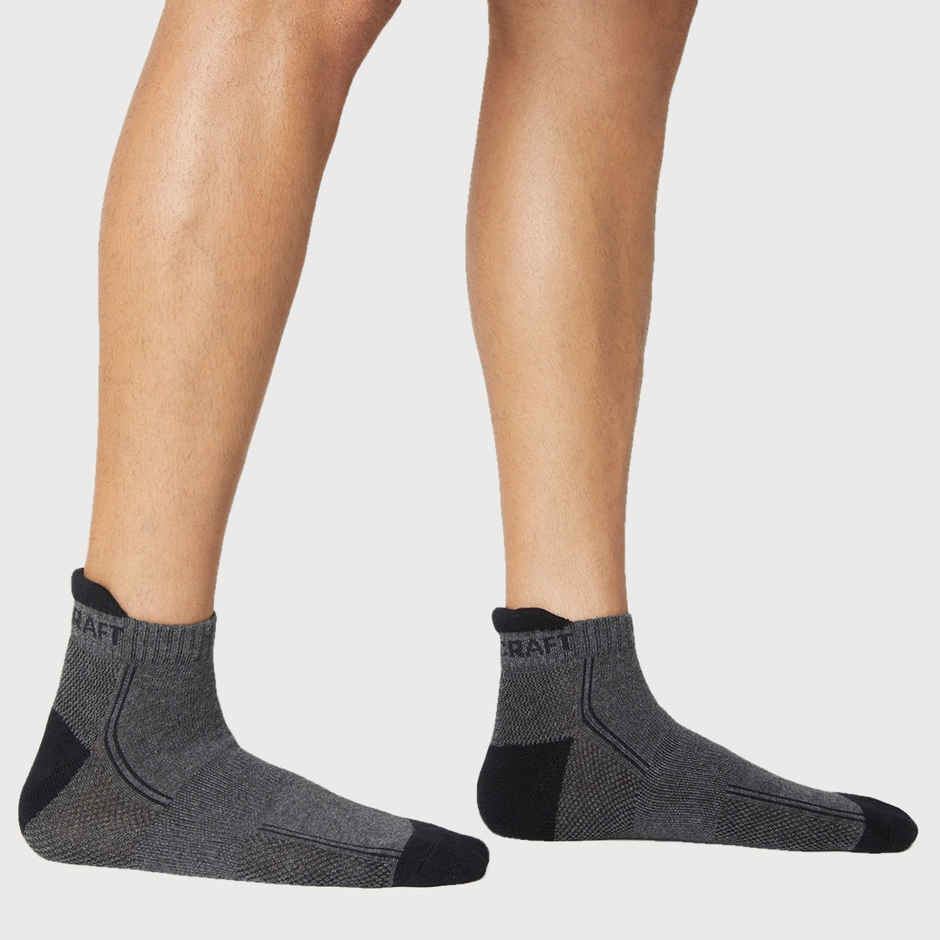 Wildcraft Patterned 78% Cotton, 20% Nylon, and 2% Elastane Low Ankle Socks | Assorted - Free Size