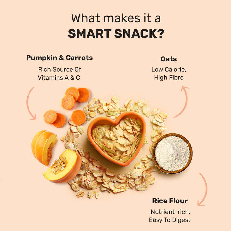 HUFT YIMT Pumpkin & Carrots Vegetarian Dog Biscuits