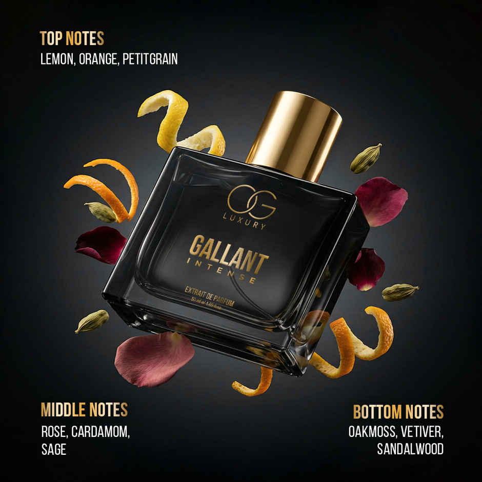 OG Luxury India's Strongest Gallant Intense Extrait De Parfum for Men | Long-Lasting Luxury Perfume
