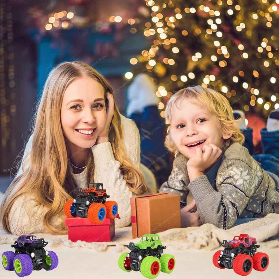 Storio 4X4 Friction Powered Mini Monster Trucks