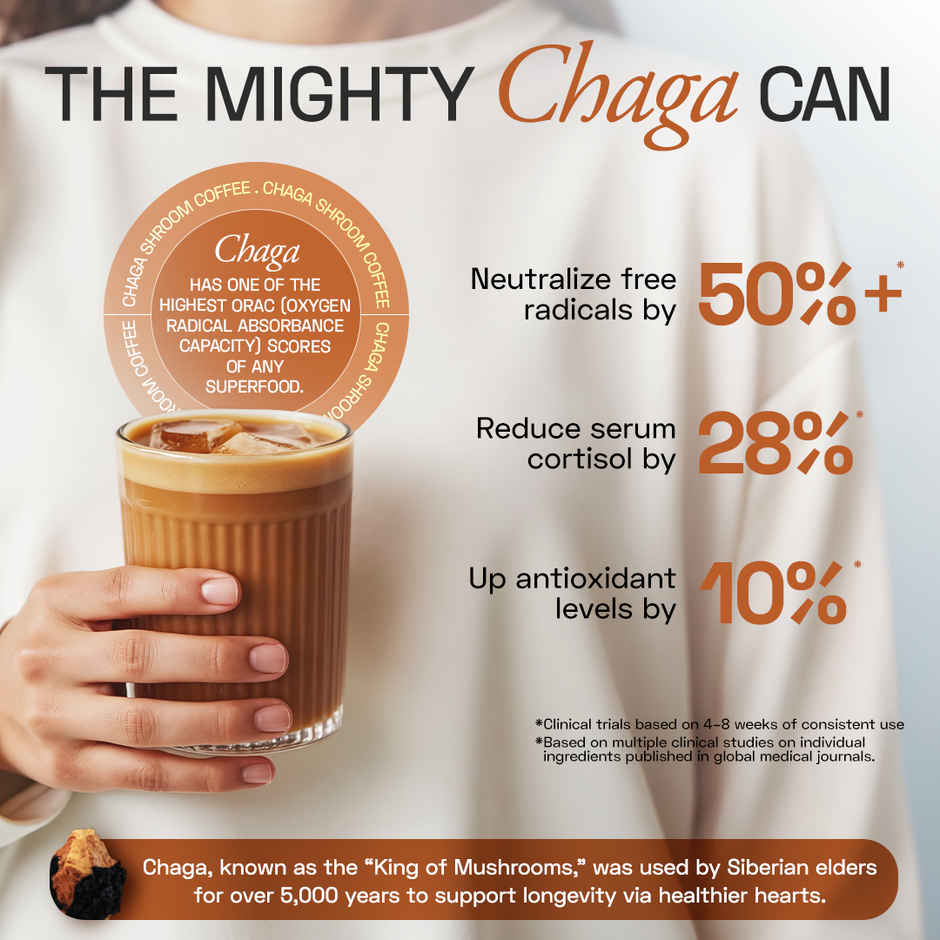 Ace Blend Chaga Mushroom Coffee | Antioxidant & Heart Support