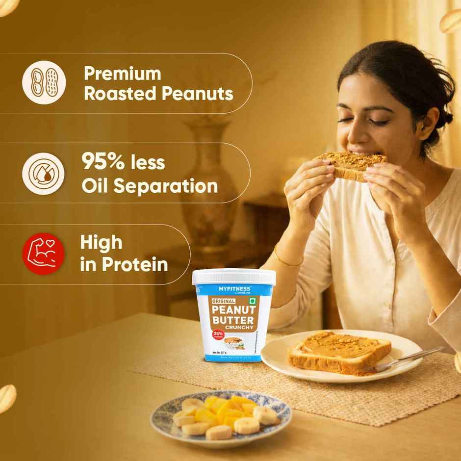 MyFitness Original Peanut Butter Crunchy Spread | High Protein