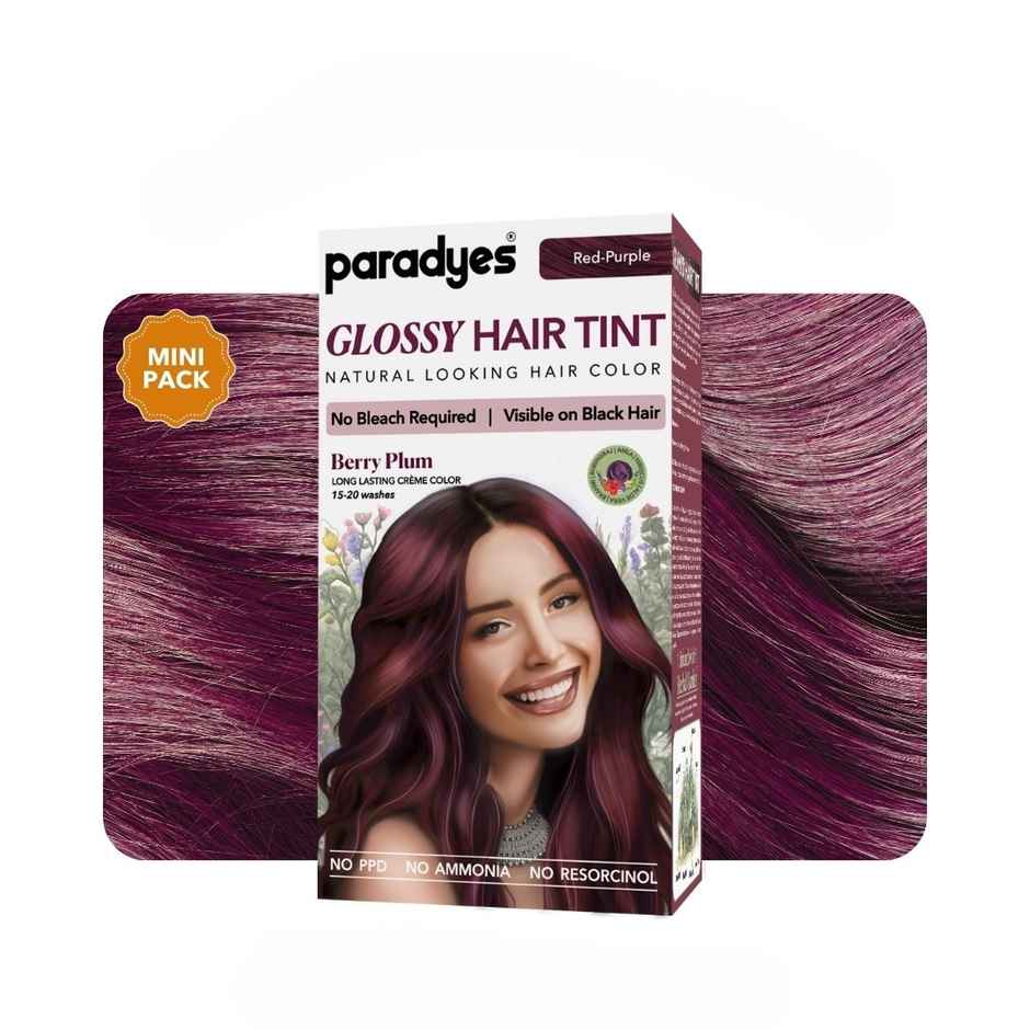 Paradyes Mini No Bleach Berry Glossy Hair Colour Tint