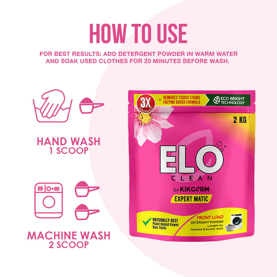 ELO Clean by Kikgerm Front Load Detergent Powder