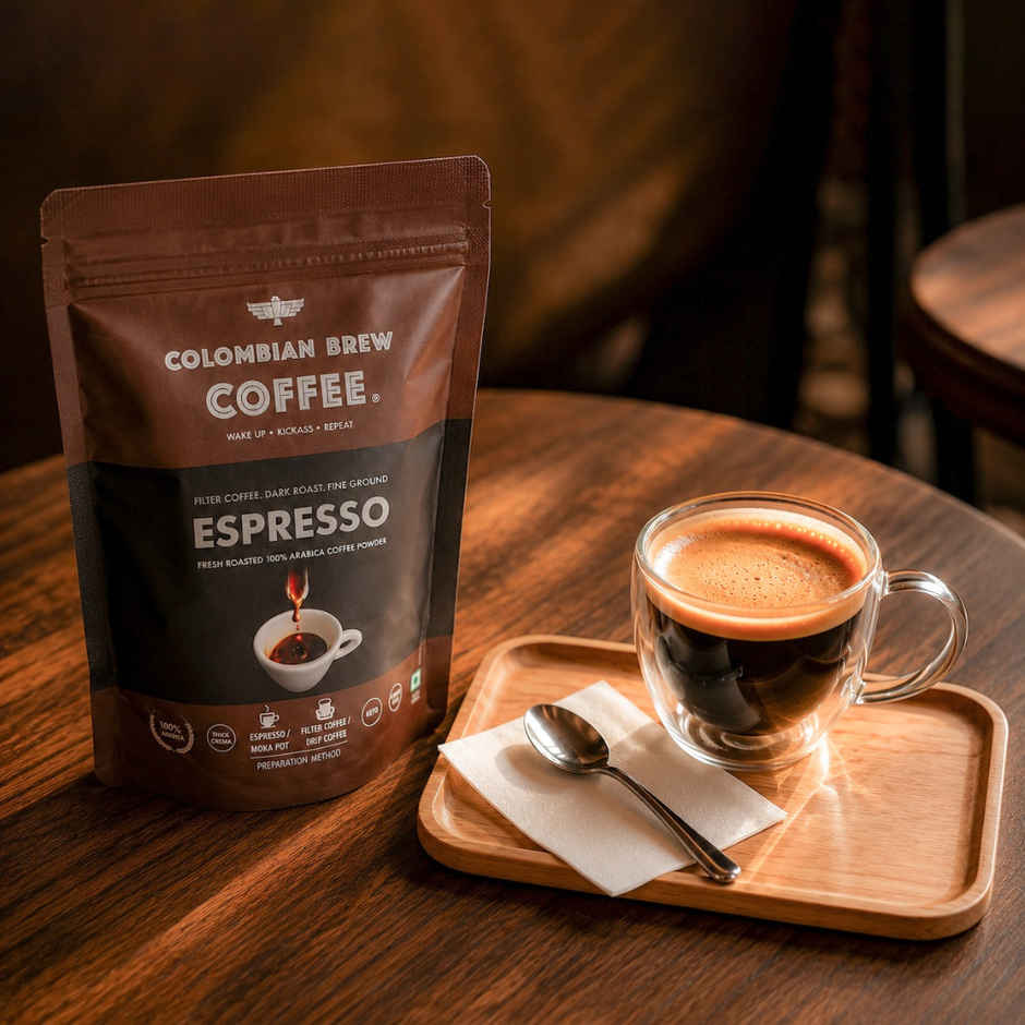 Colombian Brew Espresso Filter Coffee Powder