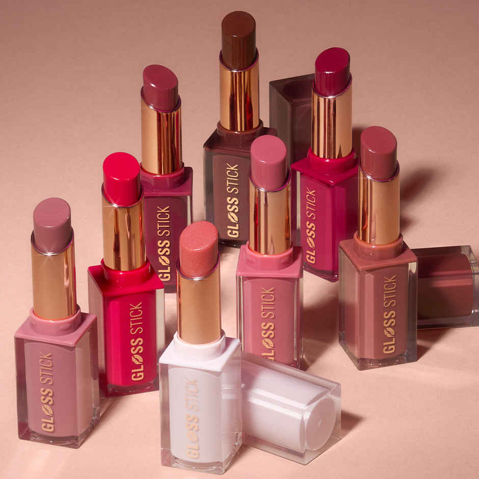 Makeup Revolution Pout Lip Gloss Lipstick | Shimmer Toasted Caramel
