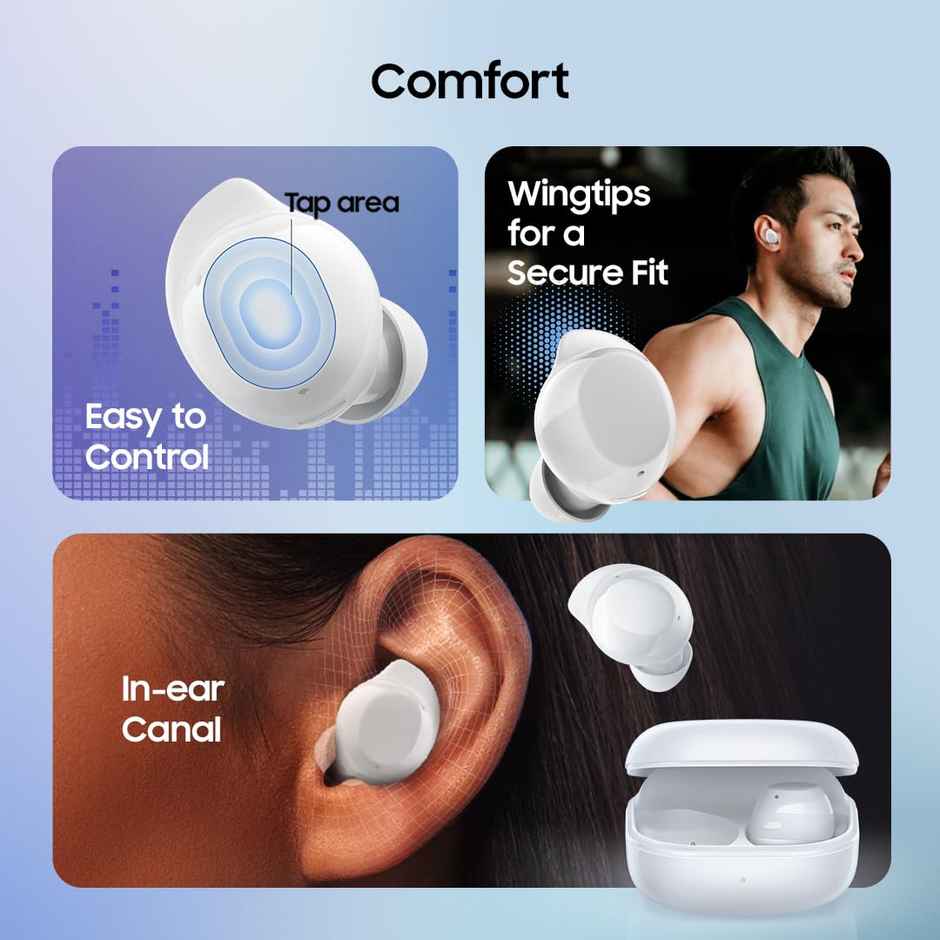 Samsung Galaxy Buds Core Black AI TWS Earbuds with ANC and 35 Hours Battery