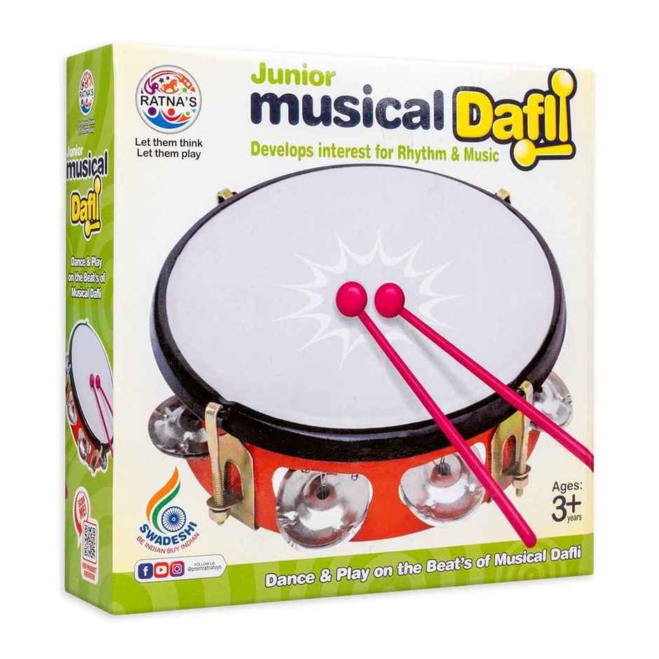 Ratna's Musical Dafli | Multicolour | 3+ Years