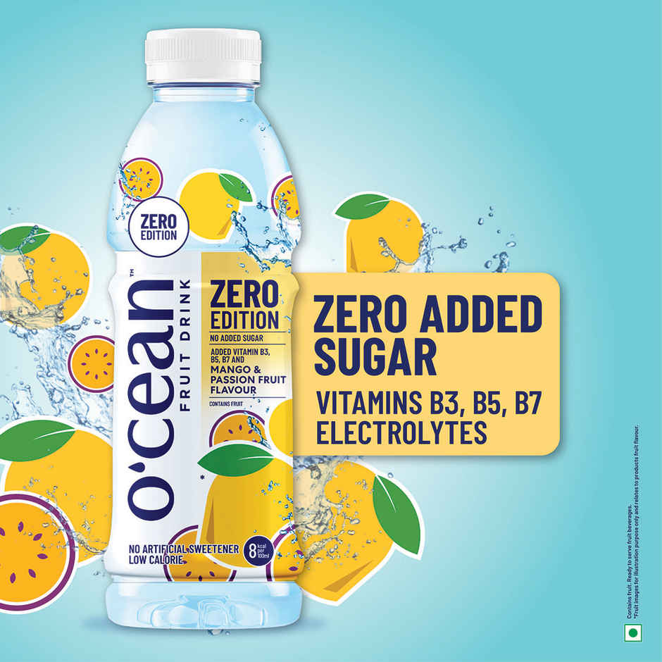 O'cean Fruit Water Zero Mango & Passion Vitamin & Electrolyte Hydration