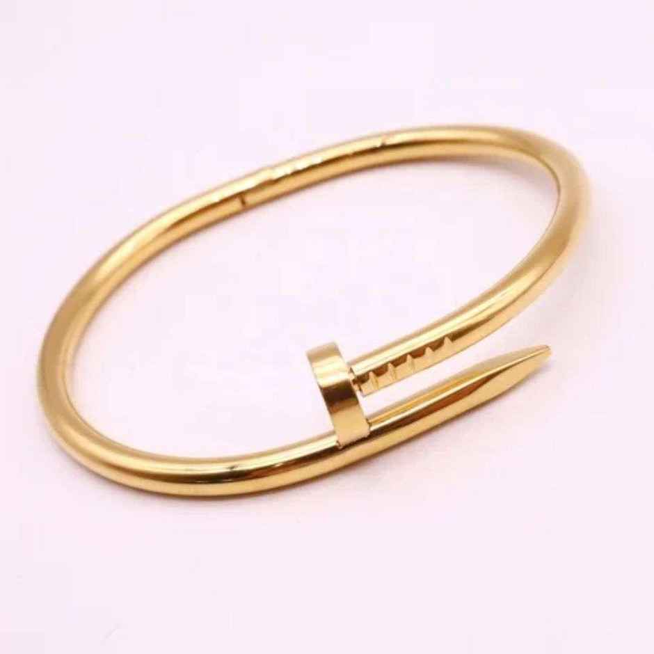 Estailo Fashion Dazzling Dainty Statement Bracelet | B0000413 |Gold