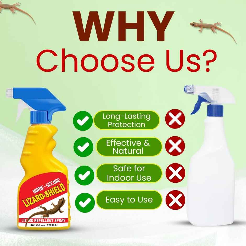 Home-Secure Lizard Shield Lizard Repellent Spray