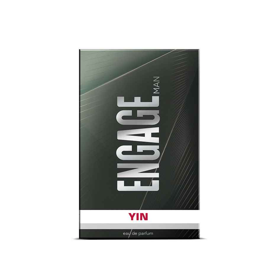 Engage Yin Eau De Parfum for Man | Fresh Bergamot Patchouli | Long Lasting Perfume
