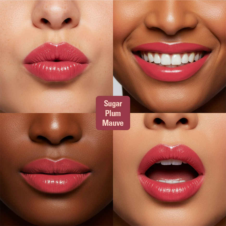 Makeup Revolution Pout Lip Gloss Lipstick | Sugar Plum Mauve