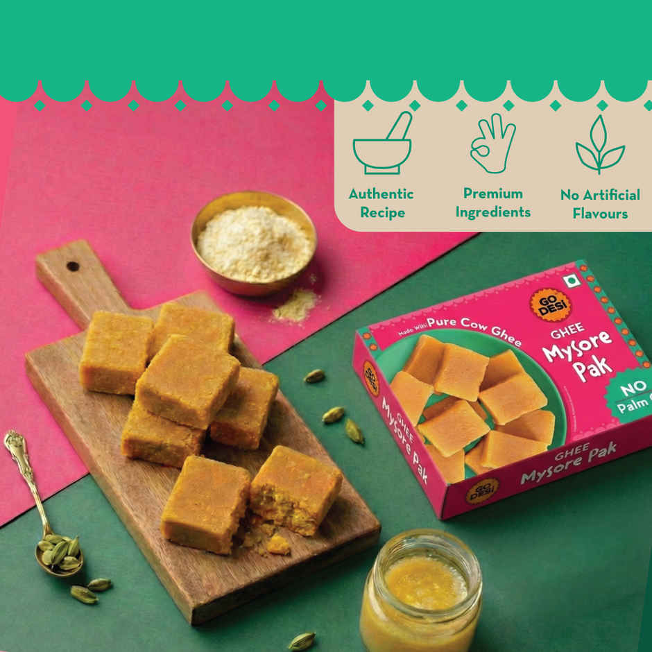 Mysore Pak | Sweets By GO DESi