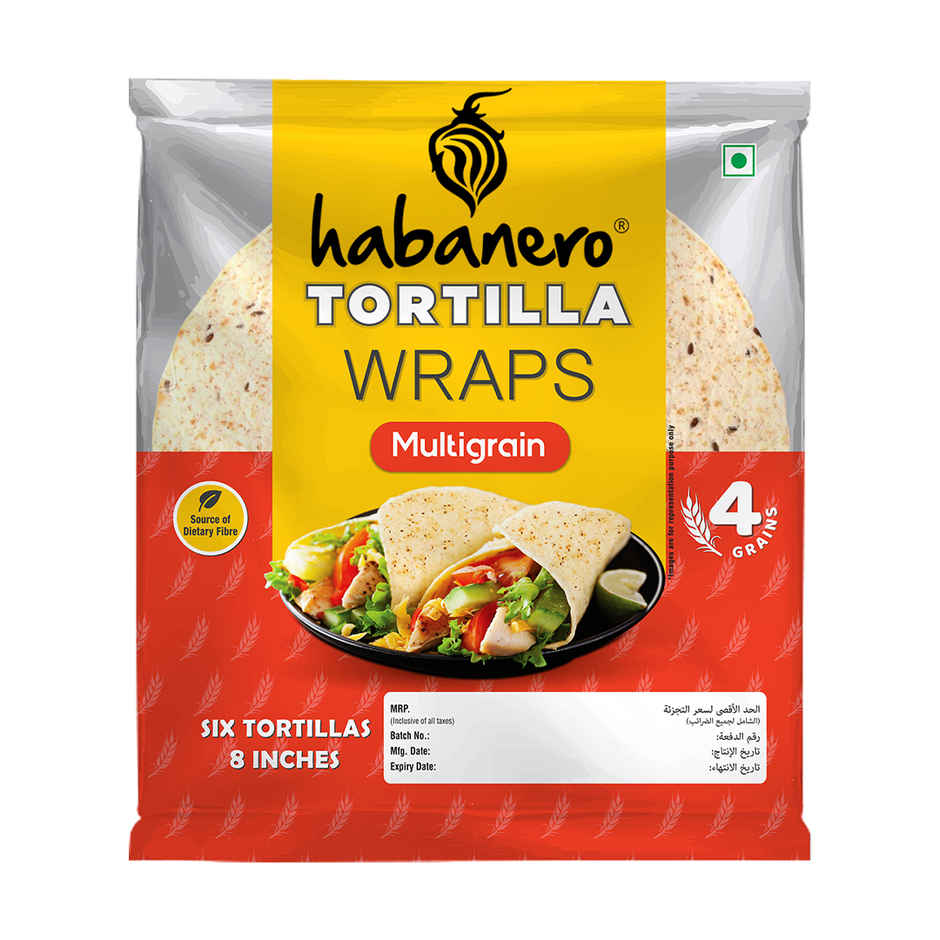 Habanero Multigrain Tortilla Wraps