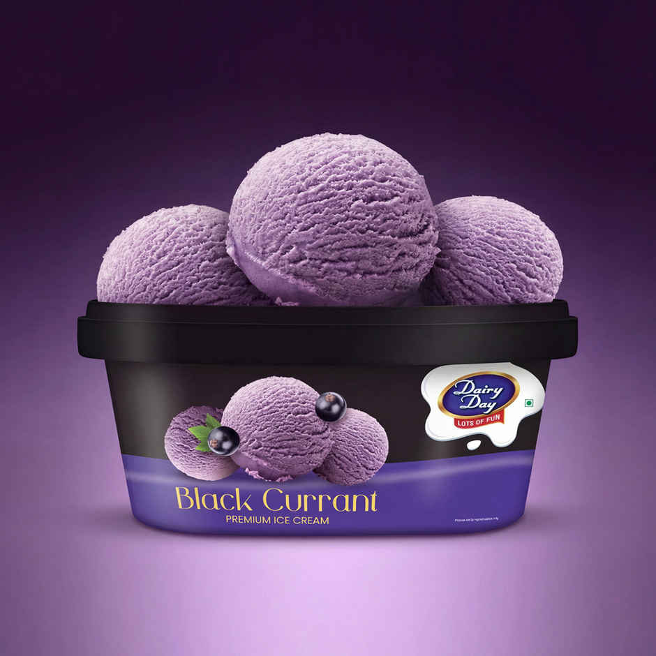 Dairy Day Black Currant Ice Cream Tub | Fruity & Creamy