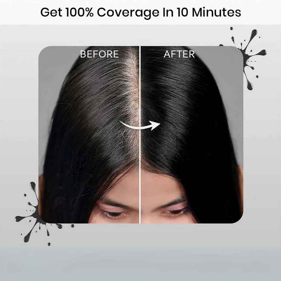 The Wellness Shop Instant Black Hair Coloring Shampoo Conditioner