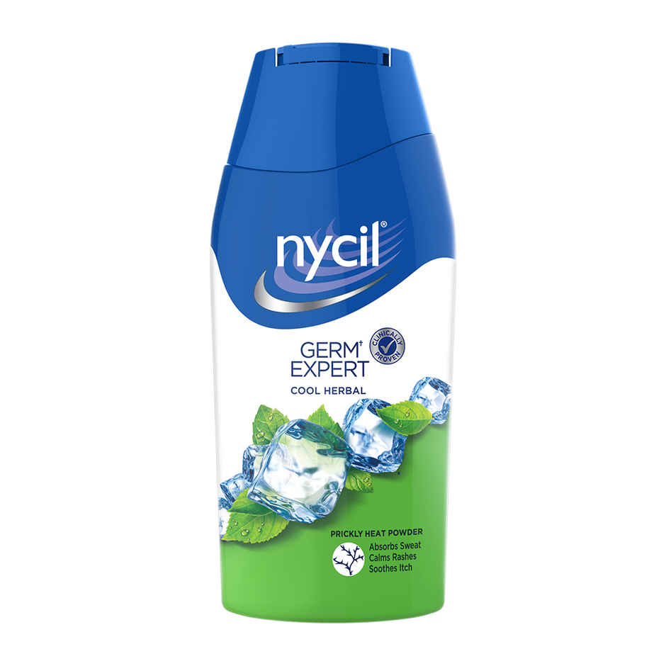 Nycil Germ Expert Prickly Heat Powder | Cool Herbal