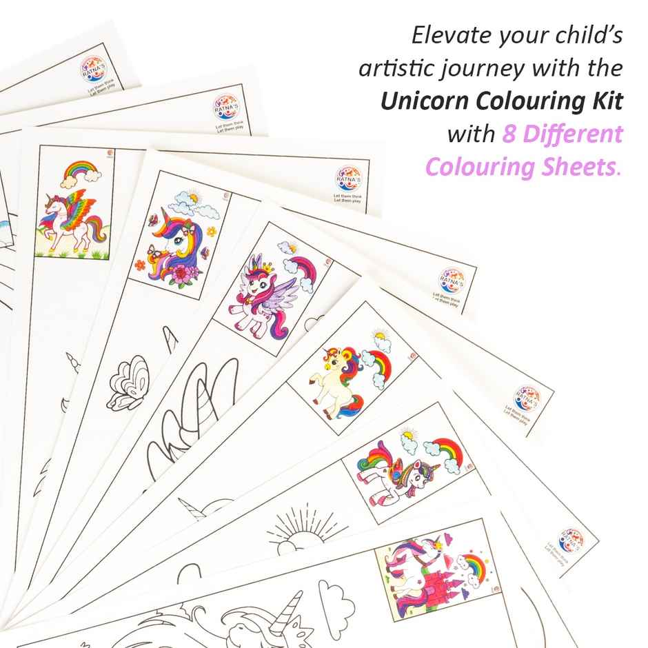 Ratna's Unicorn Colouring Kit | Assorted