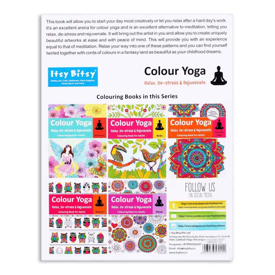 Itsy Bitsy Blooms Colouring Book Lb