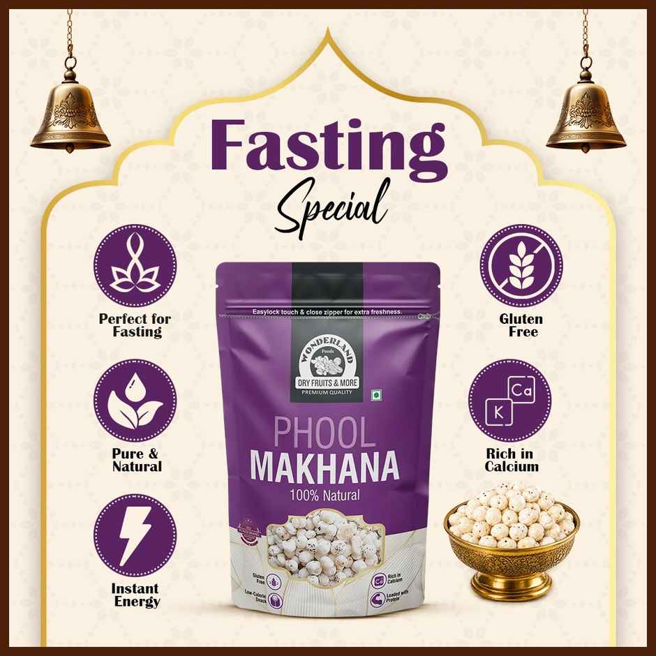Wonderland Foods Vrat Phool Makhana