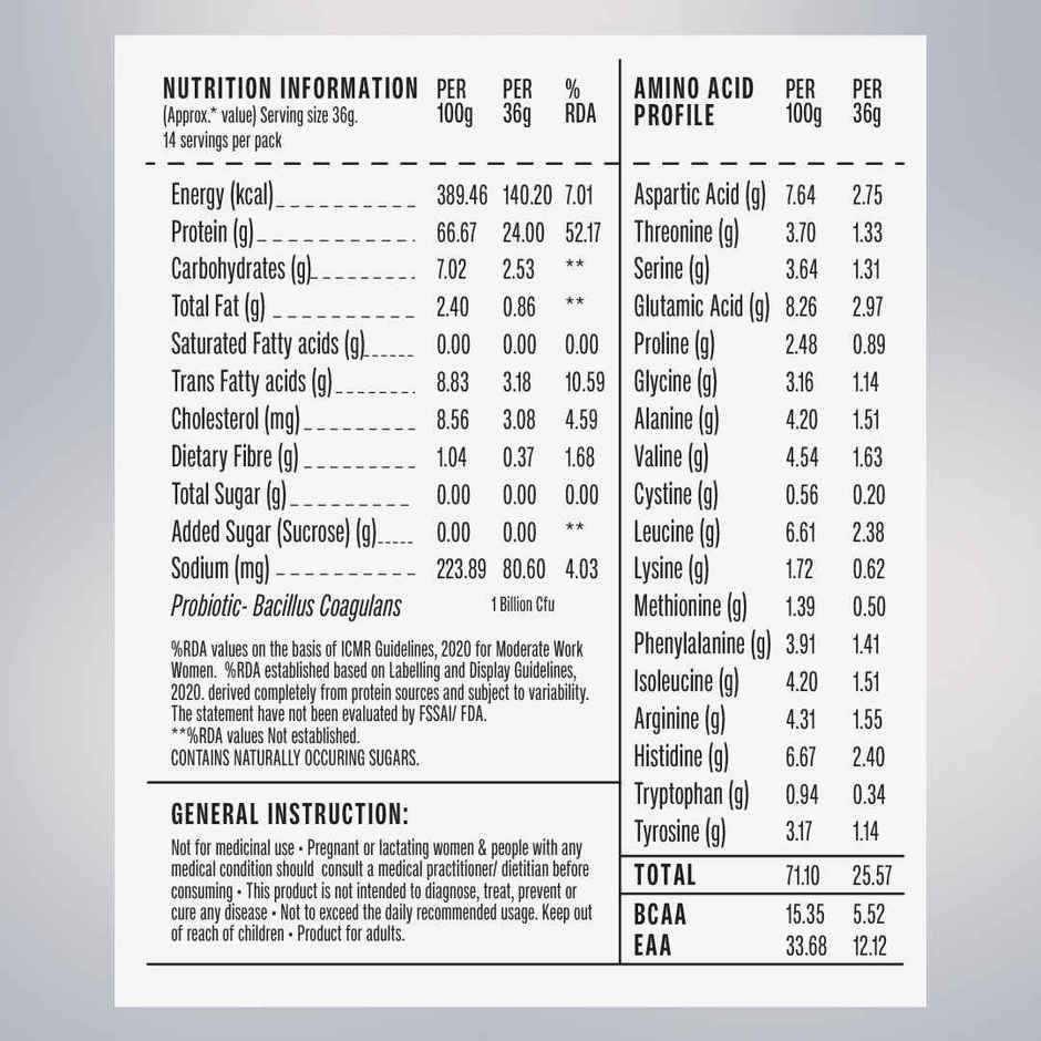 SuperYou Pro Fermented Yeast Protein - Kesar Badam | 24g Protein Per Scoop