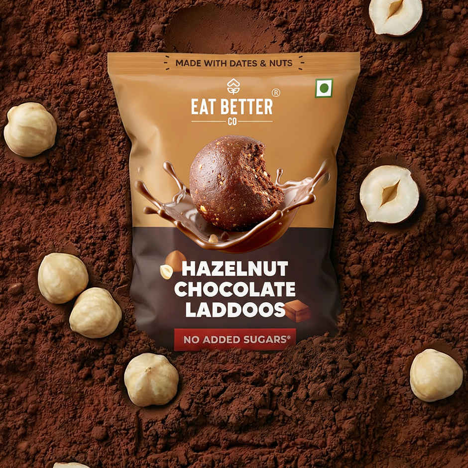 Eat Better Co Hazelnut Chocolate Sugar-Free Laddu