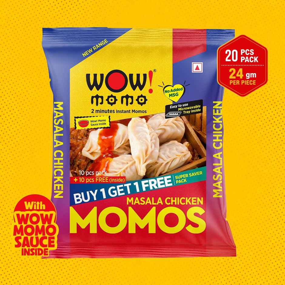 Wow! Masala Chicken Momo Buy 1 Get 1 Free | Crispy & Spicy