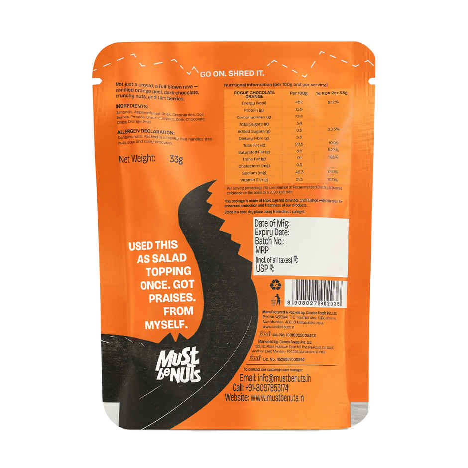 Must be Nuts Rogue Chocolate Orange