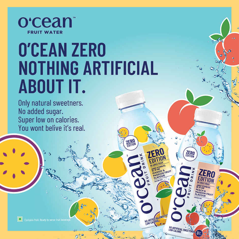 O'cean Fruit Water Zero Mango & Passion Vitamin & Electrolyte Hydration