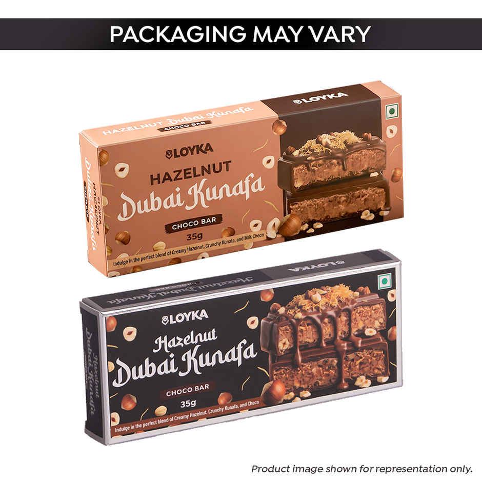 Loyka Hazelnut Dubai Kunafa Choco Bar