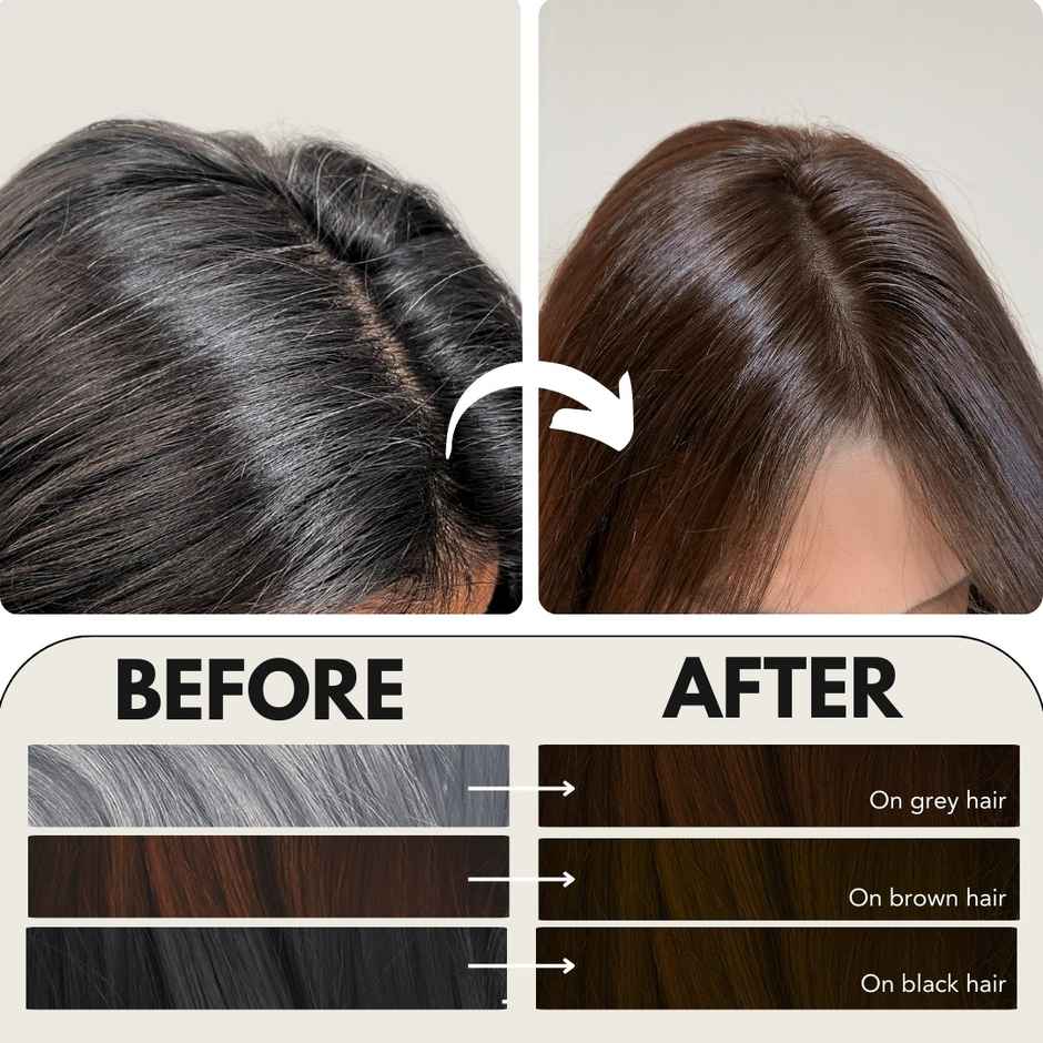 Paradyes Mini Timeless Hair Tint Free of Ammonia, PDD, Resorcinol Hair Color | Natural Brown  4.0