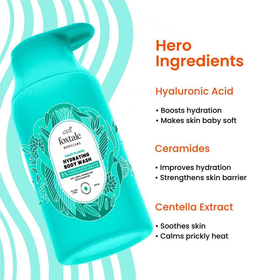 Foxtale Hydrating Body Wash with Hyaluronic Acid & Ceramides