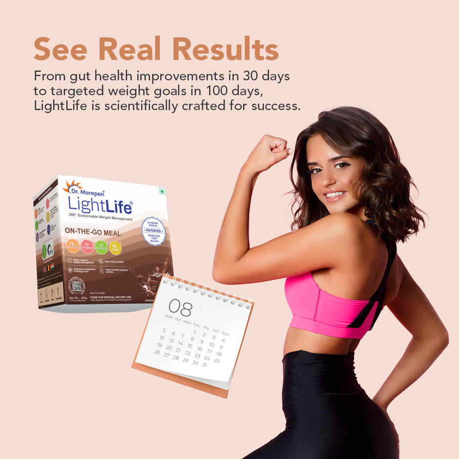 Dr. Morepen LightLife On The Go Meal High Protein Meal Replacement