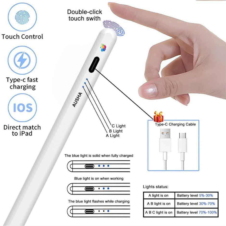 Ausha Universal Active Stylus Pen