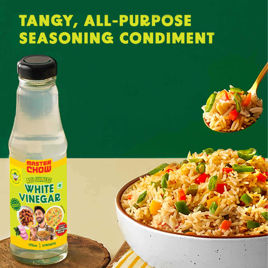 Masterchow Dark Soya Sauce (210g) & Masterchow Green Chilli Sauce (190g) & Masterchow Red Chilli Sauce (200g) & Masterchow White Vinegar (170ml) Combo