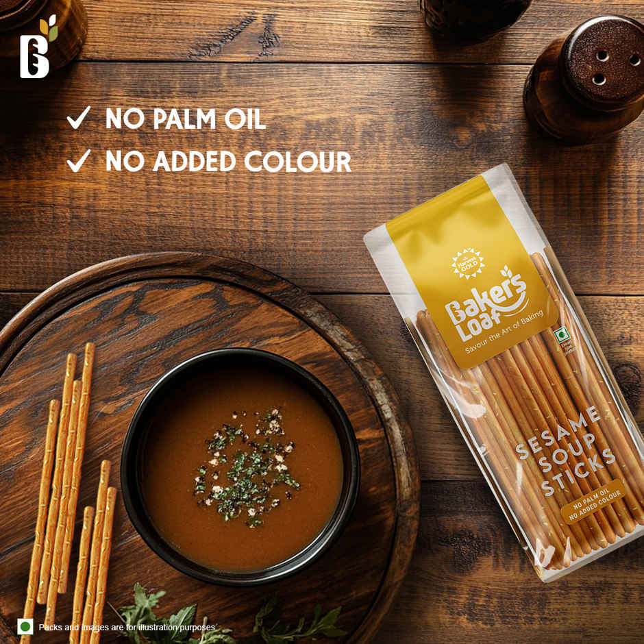 Baker's Loaf No Palm Oil Sesame Soup Sticks by Harvest Gold