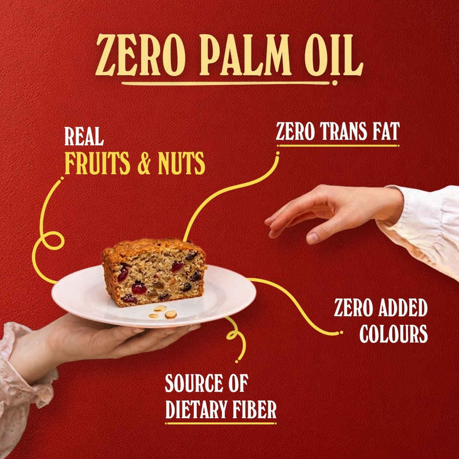 The Baker's Dozen Fruit & Nut Cake |Fruit Cake |Eggless Cake | Tea Cake | Zero Palm Oil