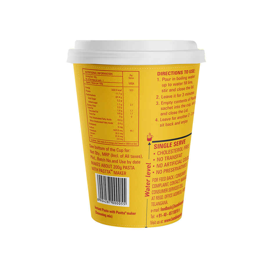 Bambino South Pasta Shott Cup | Tasty Masala