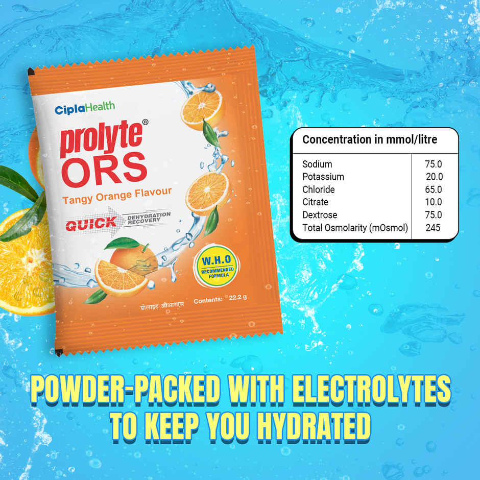 Prolyte ORS Tangy Orange Flavour Combo   