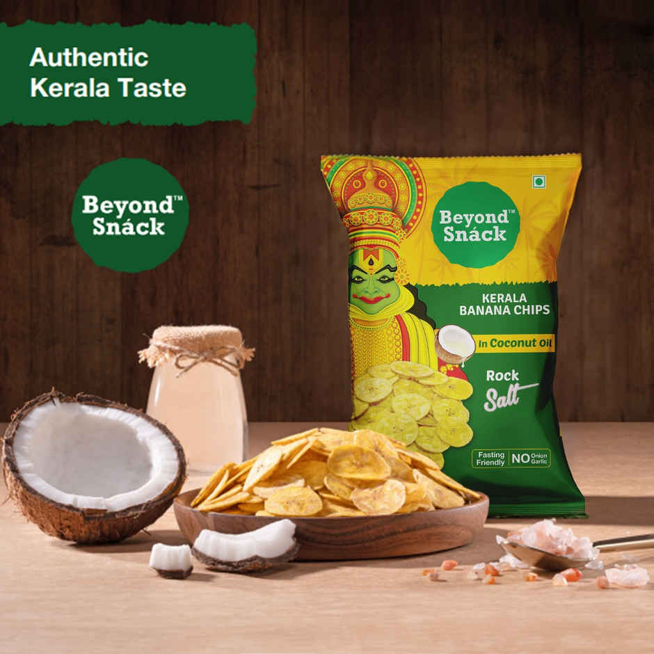 Beyond Snack Kerala Banana Chips - Coconut Oil & Rock Salt