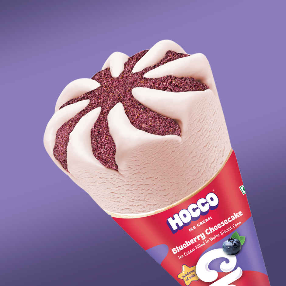 Hocco Blueberry Ice Cream Cone