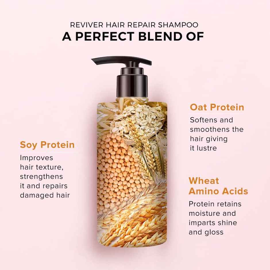 De Fabulous Reviver Hair Repair Shampoo Sulphate-Free Ph Balanced | All Hair Types