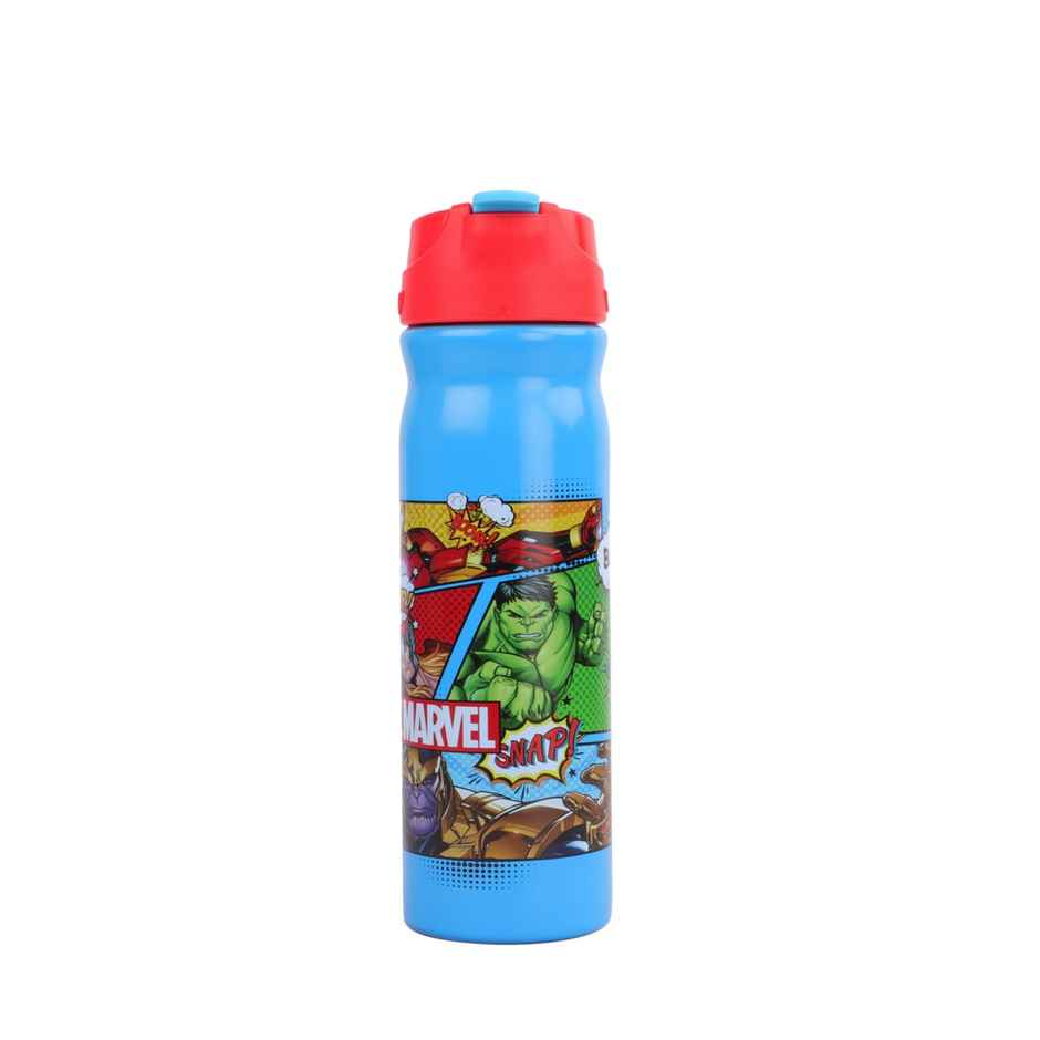 Marvel Spiderman Sleek Straw Sipper Water Bottle With Handle. | Hmyxsb 73430 | Av | 500ml