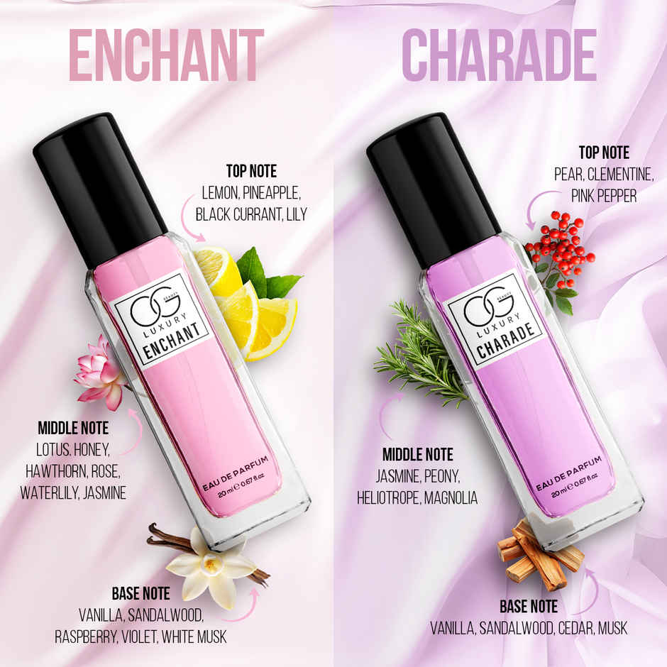 OG Beauty Luxury Pure Elegance Eau De Parfum | Pack of 4 for Women