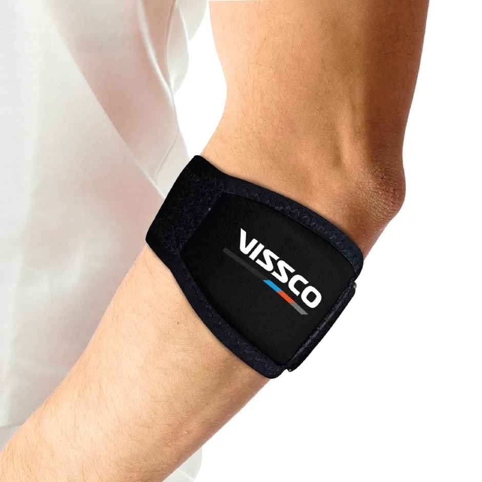Vissco Tennis Elbow Support (Mild Support) Black