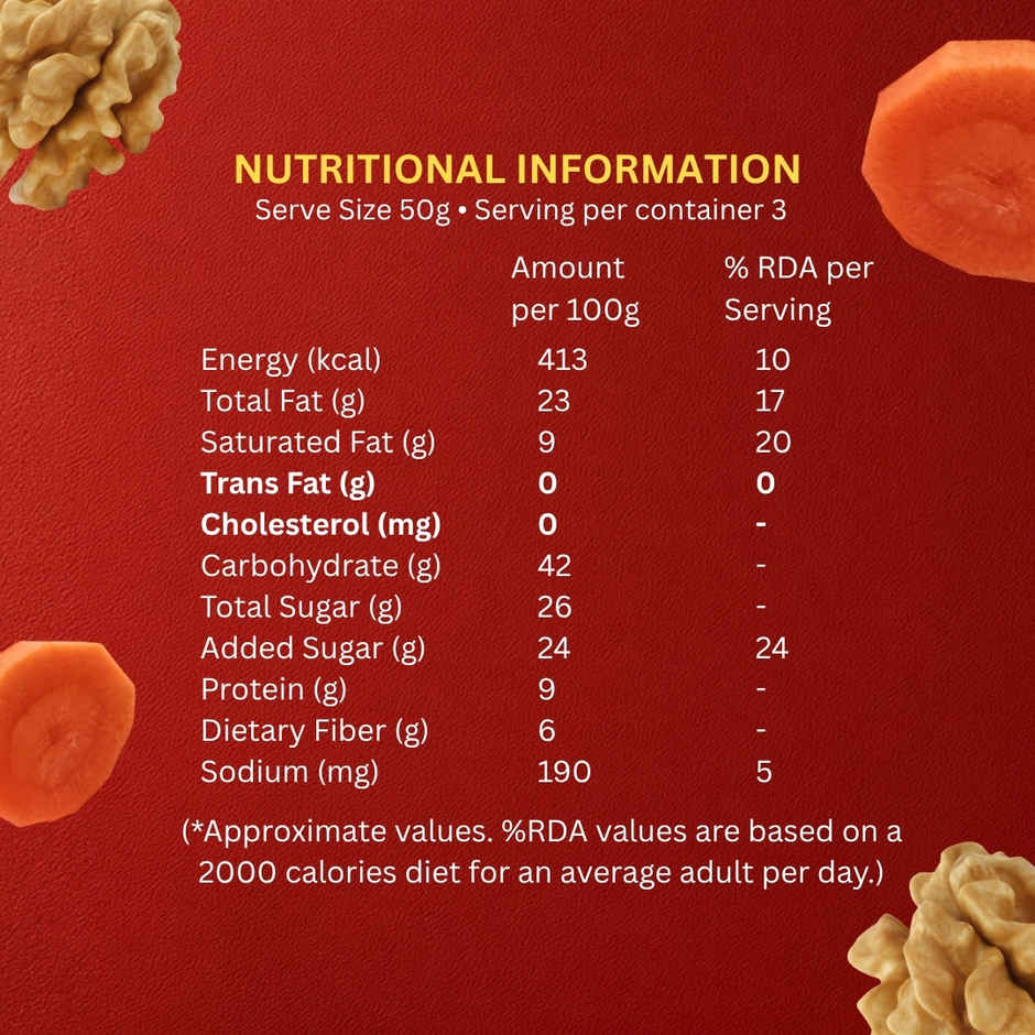 The Baker's Dozen Bakers Dozen Wholewheat Carrot Walnut Cake