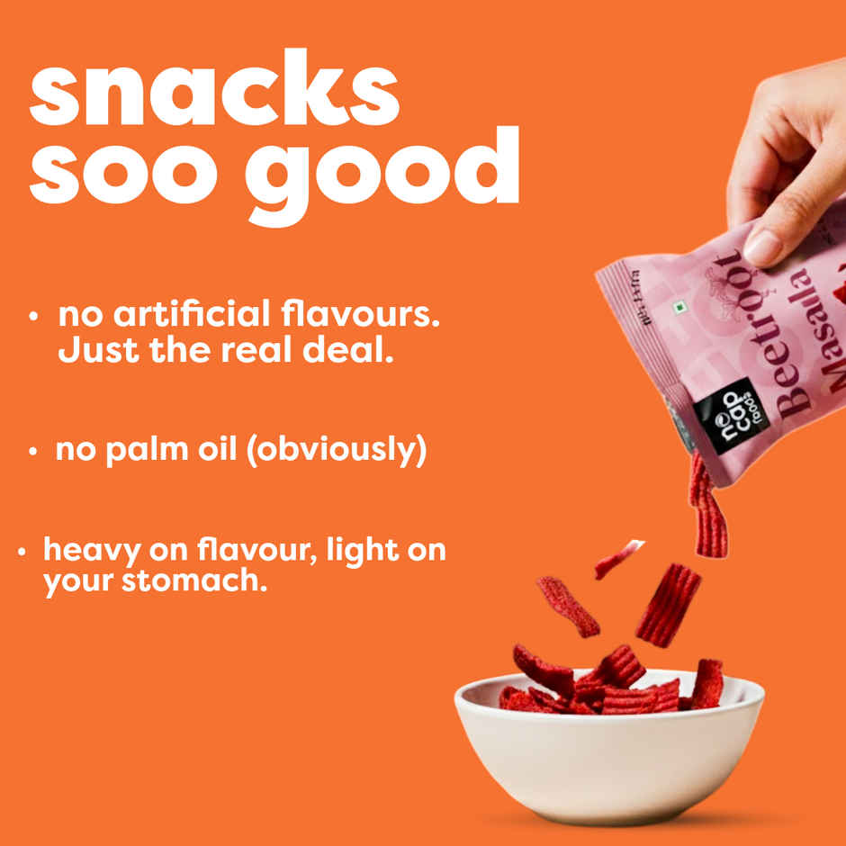 Nocap Beetroot Masala Chips